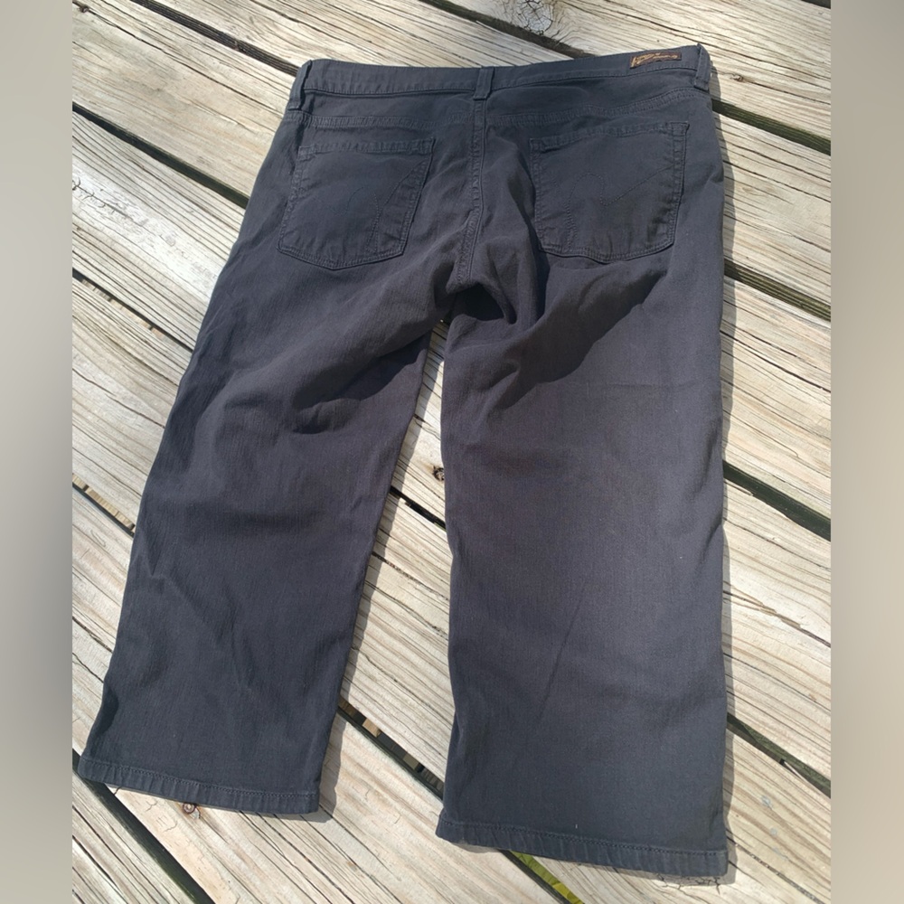 Citizens of Humanity by Jerome Dahan slim boyfriend black capris cropped jeans